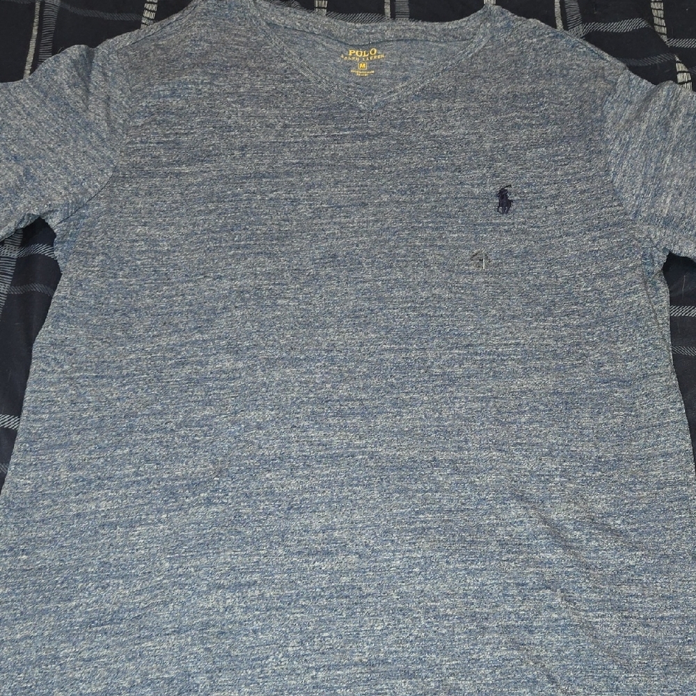 Polo by Ralph Lauren Heathered Blue Tee